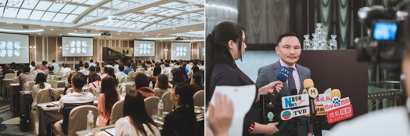 2018年林上立醫師受邀出席並上台演講分享ELLANS&Eacute;洢蓮絲M劑型的優勢和治療運用。