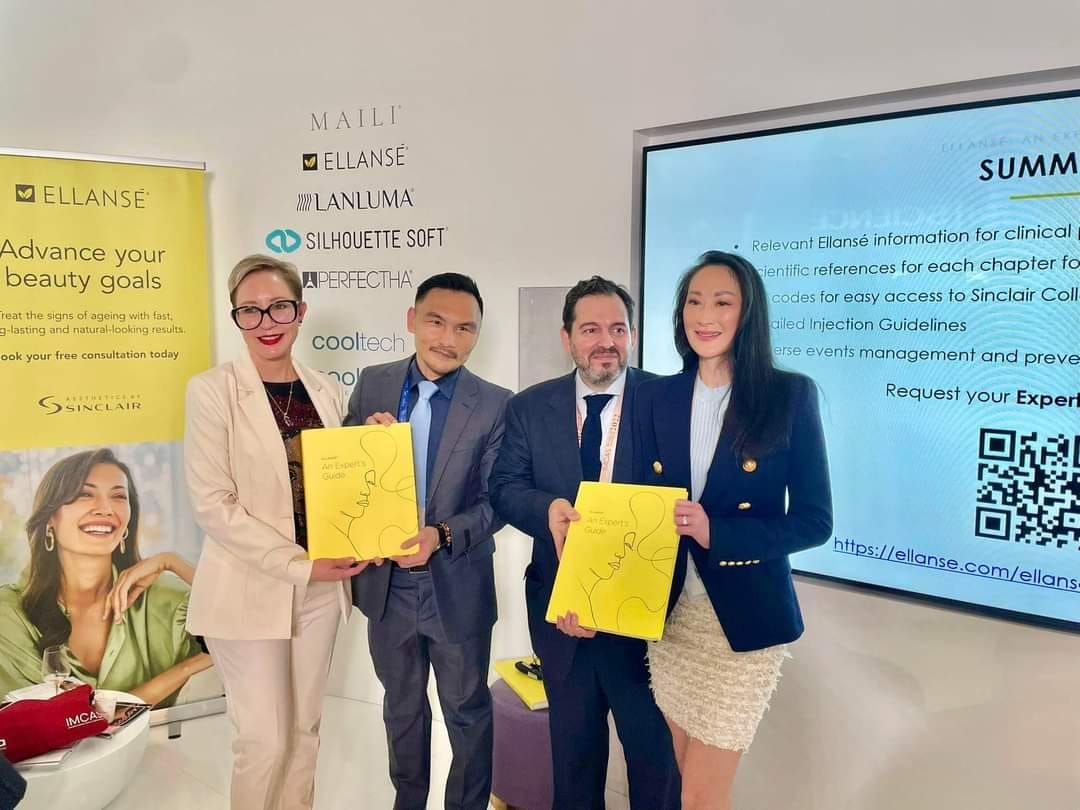 林上立醫師與和其他醫師合撰寫一本ELLANS&Eacute;洢蓮絲注射書《Ellans&eacute; Expert&rsquo;s Guide》
