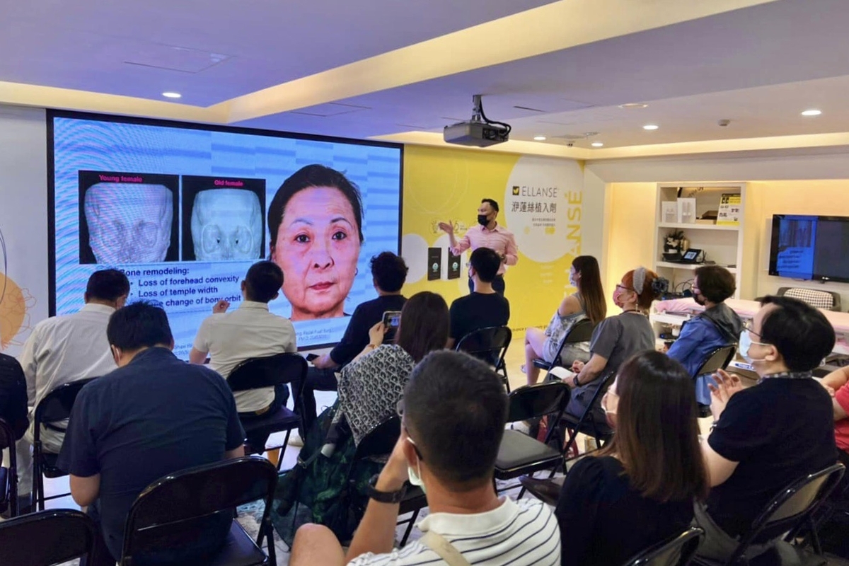 ELLANS&Eacute; 洢蓮絲原廠邀請，在台灣北、中、南三區舉辦額頭注射workshop，完整協助大家更瞭解額額的注射技巧。