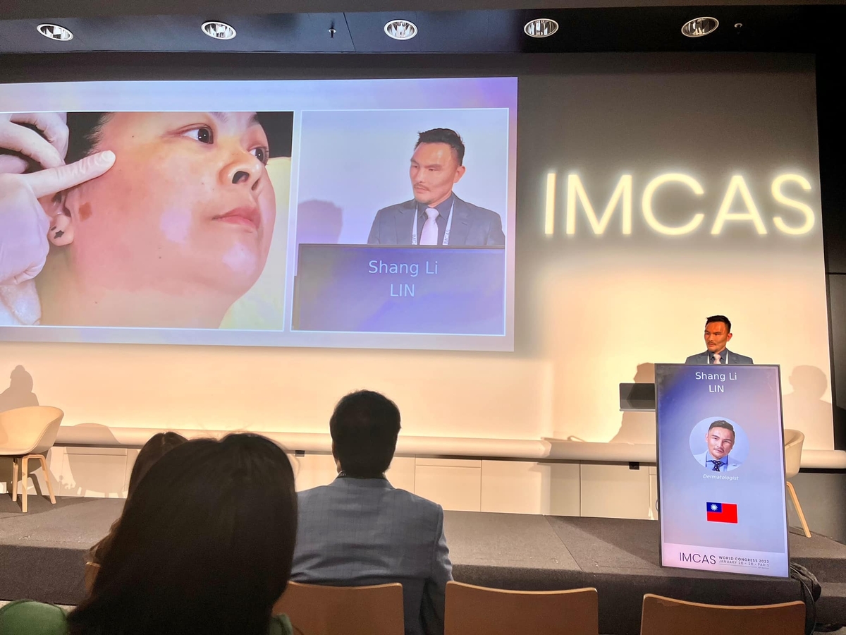 林上立醫師飛往法國巴黎參加2023 IMCAS世界醫學美容大會